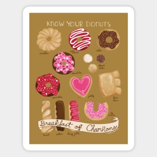 Breakfast of Champions cute donut gifts Magnet
